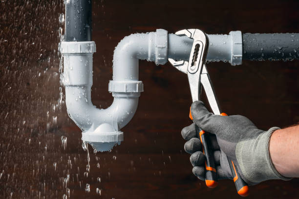 Professional Drain Cleaning technician working in Hubertus, WI